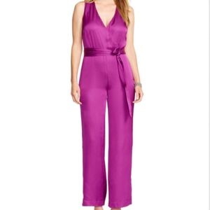 Ralph Lauren Sleeveless Charmeuse Jumpsuit